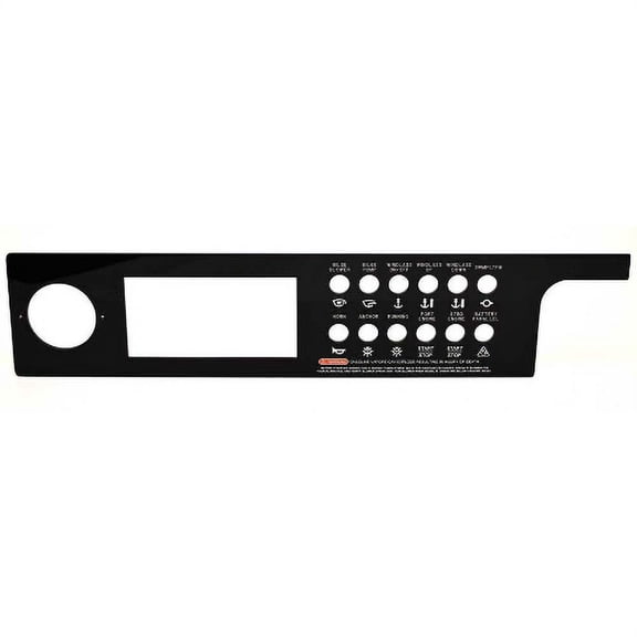 Sea Ray Boat Blank Dash Panel 2341414 | Acrylic 24 1/4 x 5 1/8 Inch