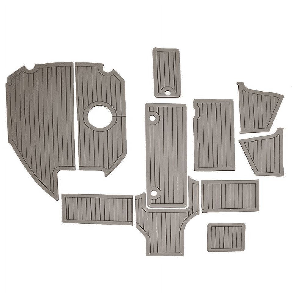 Sea Ray Boat Cockpit Mats 2315364 SLX 350 Snap In Gray (Kit