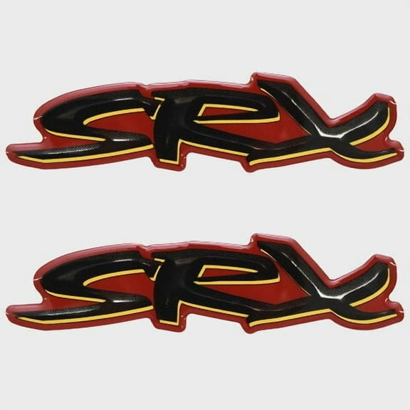 Sea Ray Boat Raised Model Decals 1719324 | SRX Red Stickers (Pair)