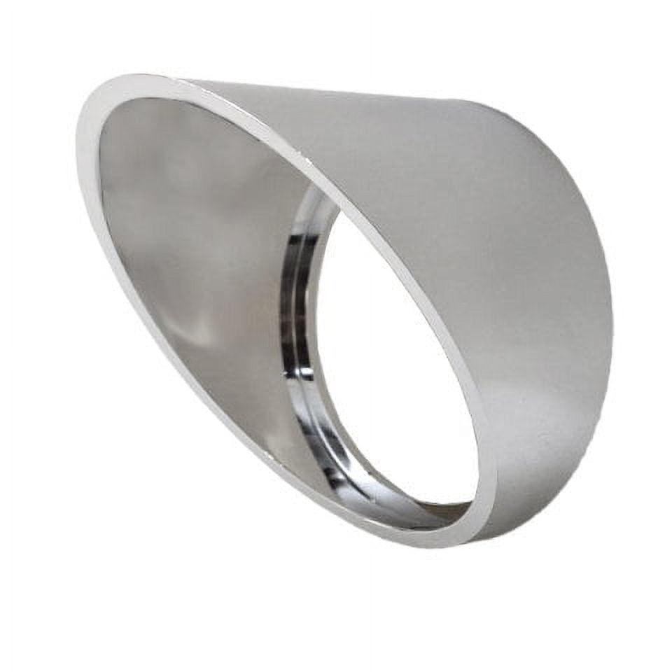 Sea Ray Boat Gauge Bezel 1948946 4 x 4 1/4 Inch Silver Plastic