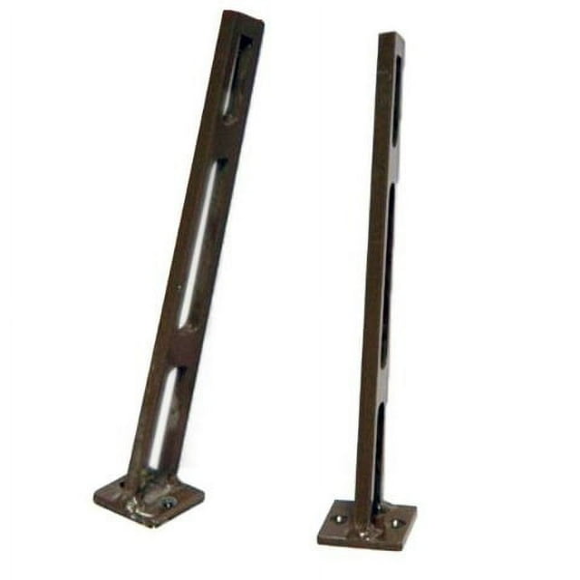 Sea Ray Boat Windshield Support Brackets 9 Inch Brown (Pair
