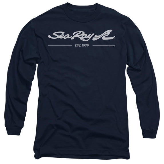 Sea Ray Est 1959 Unisex Adult Long-Sleeve T Shirt, Navy, Small