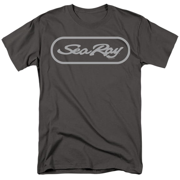 Sea Ray Oval Hold Unisex Adult T Shirt, Charcoal, Large