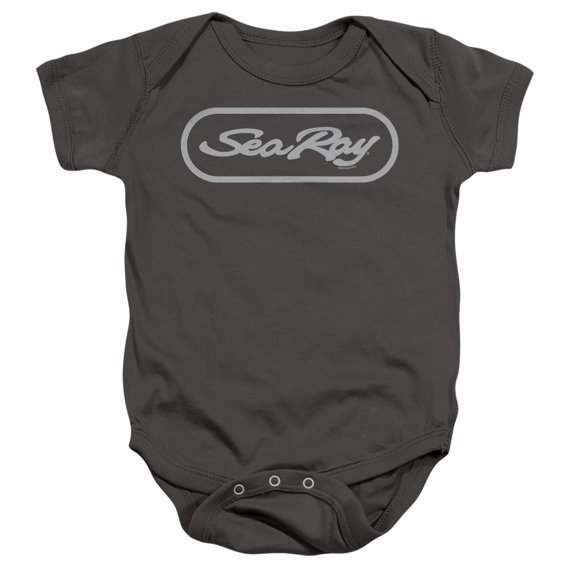 Sea Ray Oval Hold Unisex Infant Snap Suit for Baby, Charcoal, Small