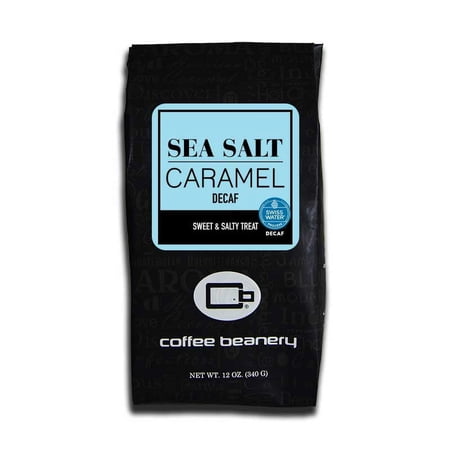 Sea Salt Caramel Flavored Coffee Regular or Decaf: Decaf, Size: 12oz, Grind: Whole Bean