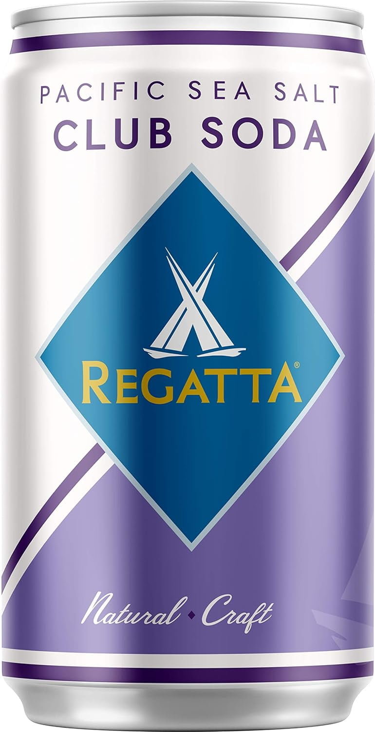 Sea Salt Club Soda, Craft Mixers, Zero Calorie, Premium Cocktail Mixer, 7.5Oz, Case Of 24 Sleek