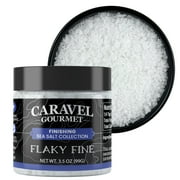 Sea Salt Flakes, Gourmet Flaky Finishing Salt, 3.5 oz Jar - Caravel Gourmet Gluten-Free