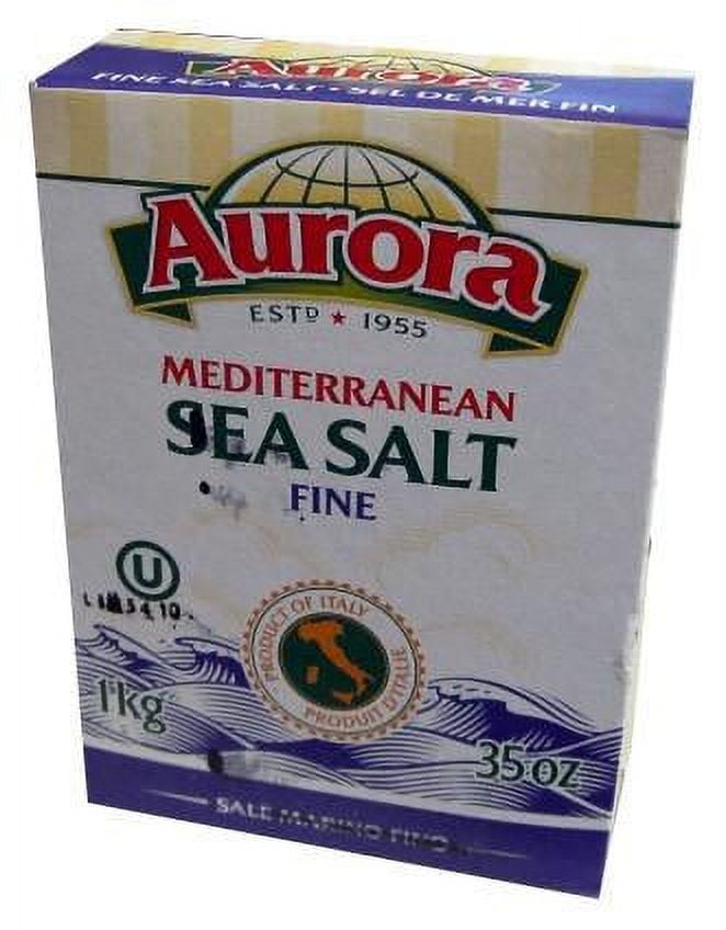 Sea Salt, Mediterranean, FINE (Aurora) 1kg (35 oz)