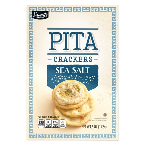 Sea Salt Pita Crackers, 5 oz