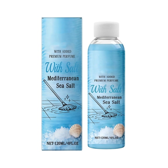 120Ml Sea Salt Scented Floor Cleaner Universal Formula For Tile Wood Laminate With Polish Care Quick Clean