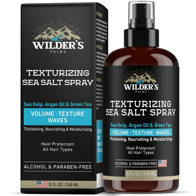Sea Salt Spray - Hair Texturizer for Men & Women - Volume, Texture, Beach  Waves & Dry Effect - Made in USA - Natural Formula as Sea Kelp, Argan Oil 