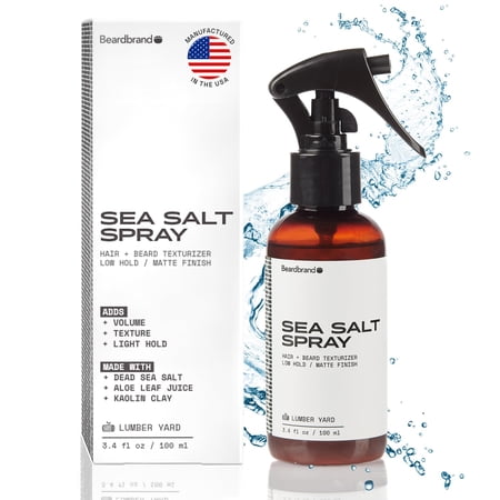 Sea Salt Spray for Men – Hair Texture Spray Adds Instant Volume, For Lightweight Natural Textured Look, Lumber Yard Scent, Achieve Effortless Style & All-Day Hold