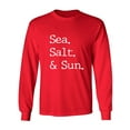 thumbnail image 1 of Sea. Salt. & Sun. Adult Long Sleeve T-shirt, 1 of 2
