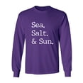 thumbnail image 1 of Sea. Salt. & Sun. Adult Long Sleeve T-shirt, 1 of 2