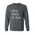 thumbnail image 1 of Sea. Salt. & Sun. Adult Long Sleeve T-shirt, 1 of 2