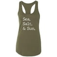 thumbnail image 1 of Sea. Salt. & Sun. Racerback Tank, 1 of 3