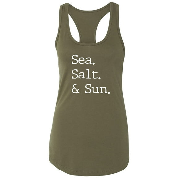 Sea. Salt. & Sun. Racerback Tank