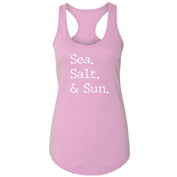Sea. Salt. & Sun. Racerback Tank