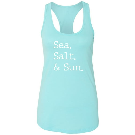 Sea. Salt. & Sun. Racerback Tank