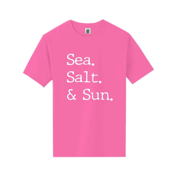 Sea. Salt. & Sun. Short Sleeve Neon Tee
