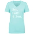 thumbnail image 1 of Sea. Salt. & Sun. Womens V-Neck Tee, 1 of 3