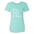 thumbnail image 1 of Sea. Salt. & Sun. Womens crewneck tee, 1 of 3