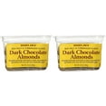 Sea Salt & Turbinado Sugar Dark Chocolate Almonds 10 oz Pack of 2