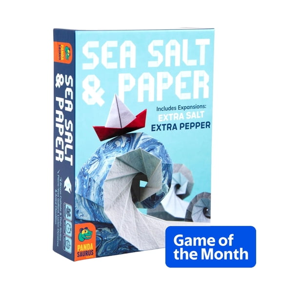 Sea Salt and Paper + Extra Salt and Pepper Family Strategy Card Game for Ages 8+, from Asmodee (Walmart Exclusive)