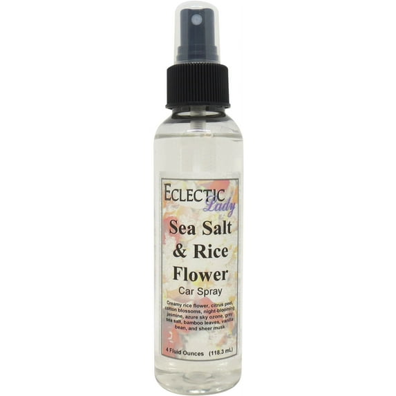 Sea Salt and Rice Flower Car Spray, 4 ounces