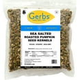 thumbnail image 1 of Sea Salted Pumpkin Seed Kernels by Gerbs, 2LBS - Top 14 Food Allergen Free & NON GMO - Vegan & Kosher - Hulled, 1 of 5