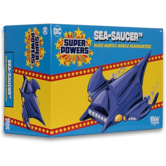 DC Super Powers 4 Inch Scale Vehicle Figure Wave 10 Crowdfunded Exclusive - Sea-Saucer (Black Manta's Mobile Headquarters)