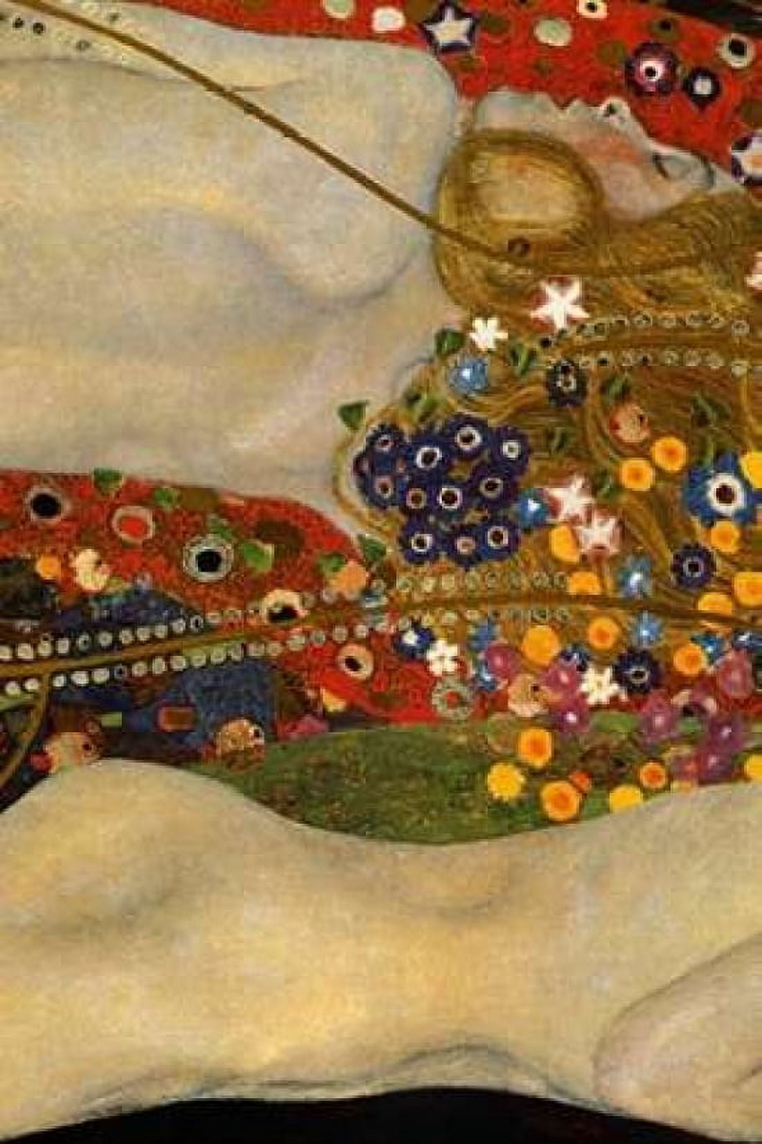 Sea Serpents V - center Canvas Art - Gustav Klimt (24 x 36)