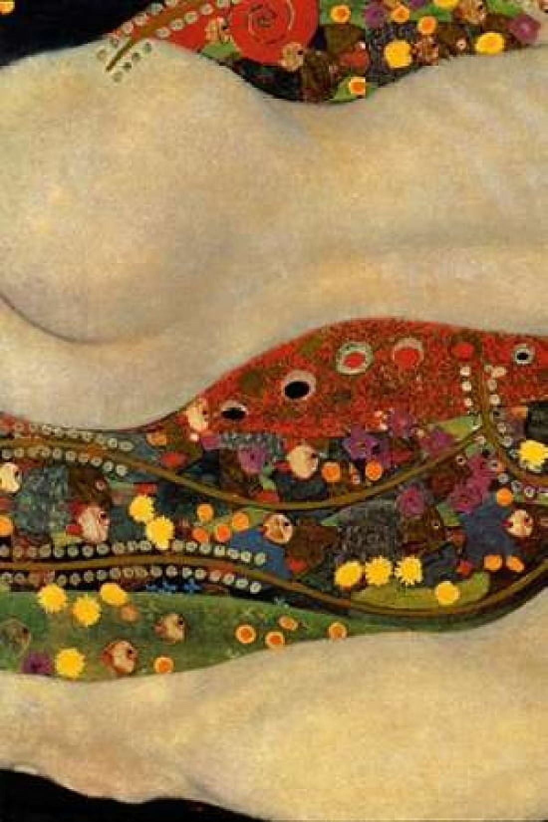 Sea Serpents V - left Canvas Art - Gustav Klimt (24 x 36)