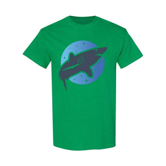 Sea Shark Graphic T-Shirt Men -Image by Shutterstock, Male x-Large