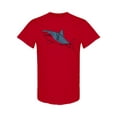 thumbnail image 1 of Sea Shark Linear Style T-Shirt Men -Image by Shutterstock, Male x-Large, 1 of 2