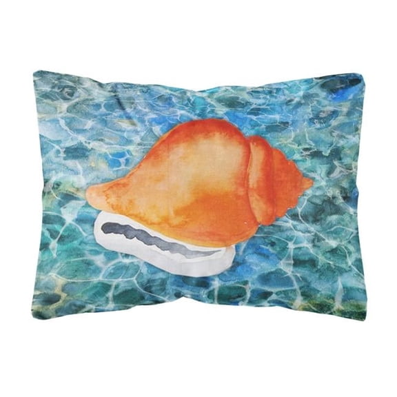 Sea Shell Canvas Fabric Decorative Pillow