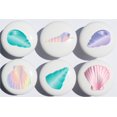 thumbnail image 1 of Sea Shell Drawer Pulls  Seashell Beach Decor Presto Chango Decor Gloss finish Ceramic Cabinet Drawer Knobs / Set of 6, 1 of 2