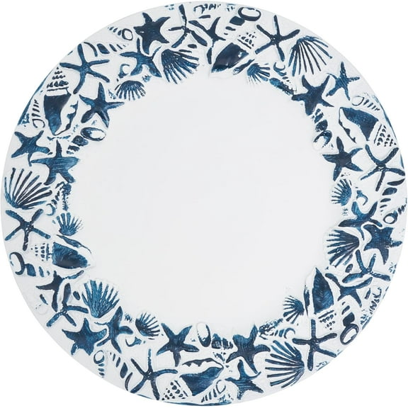 Sea Shell Embellished Charger Plate (Set of 4)