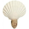 thumbnail image 1 of Sea Shell Night Light | Real White Clam Shell Nautical Night Light | Home Decor, 1 of 3