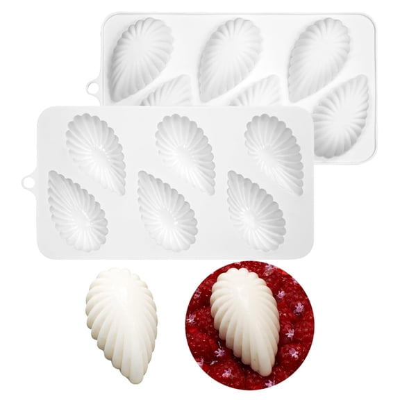Sea Shell Silicone Molds Non-Stick Food Grade Silicone Mold Baking Mould Reusable Candy Mold for Jelly, Homemade Treats, Candy, Chocolate,Candle,Lacquer Seal Making Supplies.