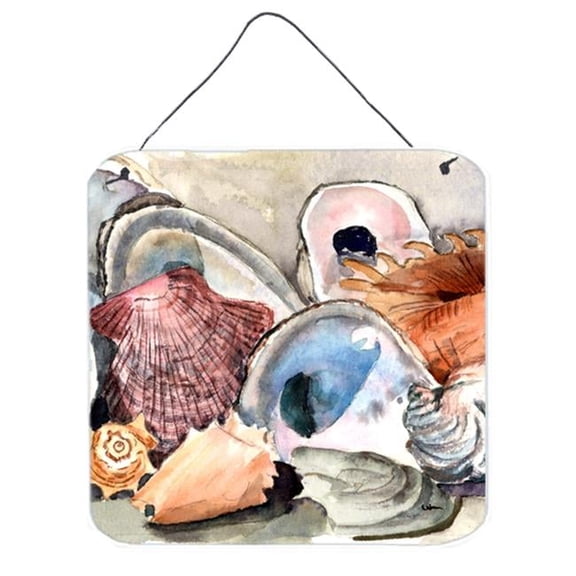 Sea Shells Aluminium Metal Wall Or Door Hanging Prints