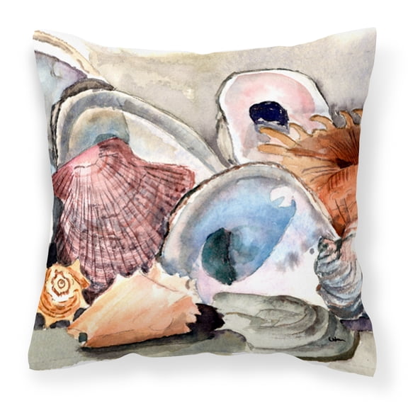 Sea Shells Fabric Decorative Pillow