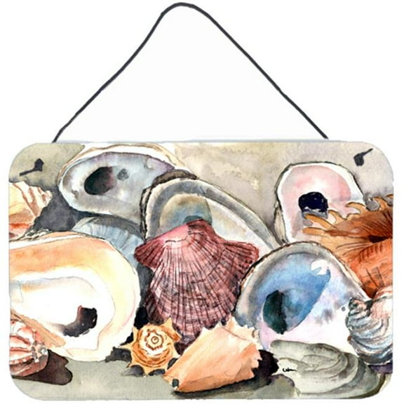 Sea Shells Indoor Aluminium Metal Wall Or Door Hanging Prints