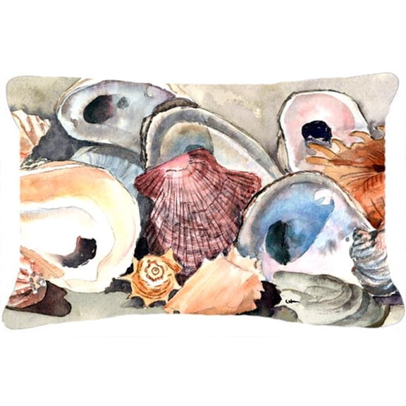 Sea Shells Indoor & Outdoor Fabric Decorative Pillow
