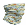 thumbnail image 1 of Sea Shells Neck Gaiter, Retro Beach Pattern, Unisex, Multicolor, by Ambesonne, 1 of 3