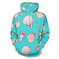 thumbnail image 1 of Sea Shells Pattern(2) 3D Print Hoodie Men Women Autumn Thin Pullover Sweatshirt Vintage Streetwear Tops, 1 of 6