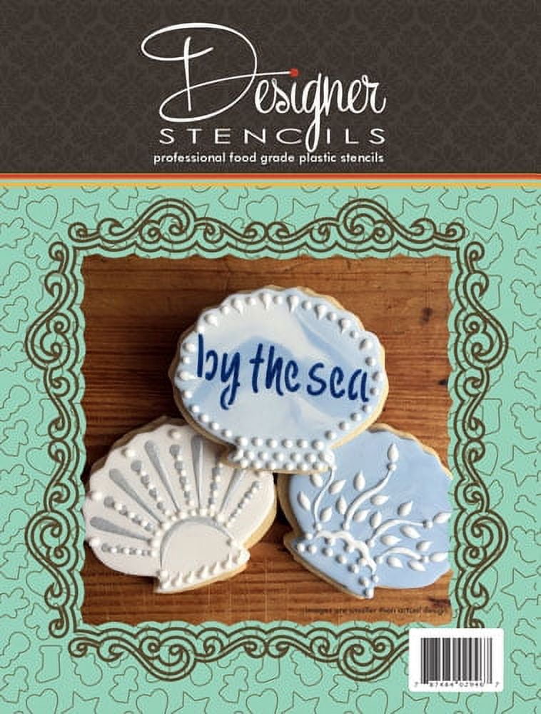 Sea Shells Tin Cookie Cutter and Stencil Set TS085 by Designer Stencils ...
