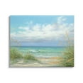thumbnail image 1 of Sea Shoreline Horizon Scenery Coastal Painting Gallery Wrapped Canvas Print Wall Art, 1 of 7