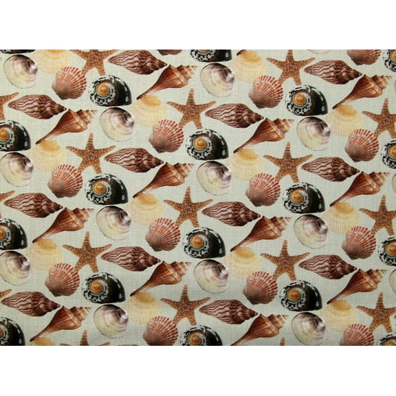 Sea Side Collection Cotton Dress Fabric - per yard