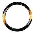 thumbnail image 1 of Sea Slug 14.5 Inch Printing PVC Leather Steering Wheel Cover Car Wheel Covers Auto Accessories, 1 of 6